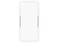 Husa TPU Tellur Glass Simple pentru Apple iPhone 7 / Apple iPhone 8 / Apple iPhone SE (2020), Alba TLL121284