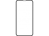 Folie Protectie Ecran OEM pentru Apple iPhone XR, Sticla securizata, Full Face, Full Glue, 21D, Neagra 