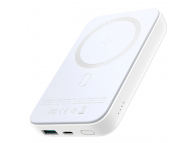 Baterie Externa Powerbank Joyroom JR-W020, 10000 mA, Power Delivery (PD) - Quick Charge 3.0 - Fast Wireless, Alba