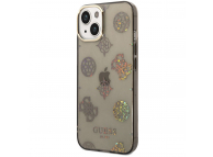 Husa Plastic - TPU Guess Peony Glitter pentru Apple iPhone 14 Plus, Neagra GUHCP14MHTPPTK 