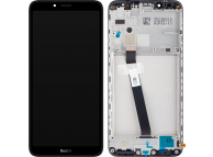 Display cu Touchscreen Xiaomi Redmi 7A, cu Rama, Negru (Matte Black), Service Pack 560610127000