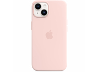 Husa Silicon Apple iPhone 14, MagSafe, Roz (Chalk Pink) MPRX3ZM/A 