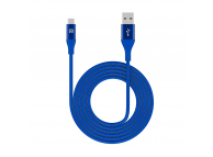 Cablu Date si Incarcare USB la MicroUSB Celly, 1 m, Albastru USBMICROCOLORBL 