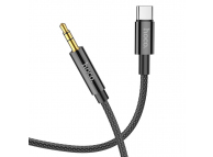 Cablu Audio USB Type-C la 3.5 mm HOCO UPA19, 1 m, Negru 