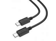 Cablu Date si Incarcare USB Type-C la USB Type-C HOCO X73, 1 m, 60W, Negru 