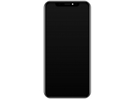 Display cu Touchscreen JK pentru Apple iPhone X, cu Rama, Versiune LCD In-Cell, Negru