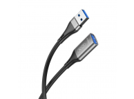 Prelungitor USB XO Design NB220, USB 3.0, Mama - Tata, 3 m, Negru 