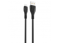 Cablu Date si Incarcare USB la MicroUSB XO Design NB185, 1 m, 6A, Negru 