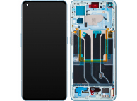Display cu Touchscreen Realme GT2 Pro, cu Rama, Albastru (Titanium Blue), Service Pack 4909406