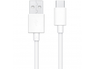 Cablu Date si Incarcare USB-A - USB-C Oppo DL143, 1m, Alb