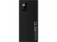 Baterie Externa SiGN, 20000mAh, 22.5W, QC + PD, 2 x USB-A - 1 x USB-C, Neagra SNPB-PD20BL