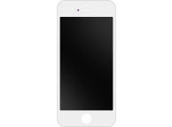 Display - Touchscreen Apple iPhone 5, Cu Rama, Alb, Second Hand 