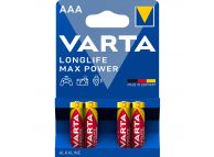 Baterie Varta Longlife Max Power, AAA / LR3, Set 4 bucati