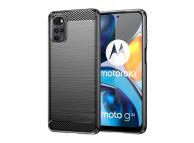 Husa TPU OEM Carbon pentru Motorola Moto E32, Neagra 