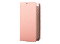 Husa Piele Ecologica OEM Smart Magnet pentru Xiaomi Redmi A1, Roz Aurie 