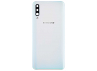 Capac Baterie Samsung Galaxy A70 A705, cu Geam Blitz - Geam Camera Spate, Alb, Swap