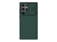 Husa TPU Nillkin CamShield Silky pentru Samsung Galaxy S22 Ultra 5G S908, Cu protectie camera, Verde 