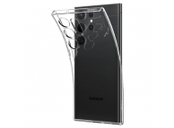 Husa TPU Spigen Liquid Crystal pentru Samsung Galaxy S23 Ultra S918, Transparenta ACS05610 