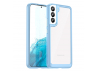Husa Plastic - TPU OEM Outer Space pentru Samsung Galaxy S23 S911, Transparenta Bleu 