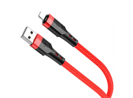 Cablu Date si Incarcare USB la Lightning Borofone BU35 Influence, 1.2 m, 2.4A, Rosu 