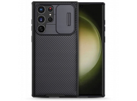 Husa Plastic - TPU Nillkin CamShield Pro pentru Samsung Galaxy S23 Ultra S918, Cu protectie camera, Neagra 