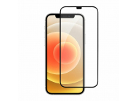 Folie de protectie Ecran OEM OG Premium pentru Apple iPhone 11 / XR, Sticla Securizata, Full Glue, Neagra 