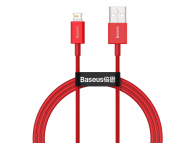 Cablu Date si Incarcare USB-A - Lightning Baseus Superior, 20W, 1m, Rosu CALYS-A09 