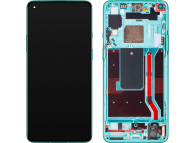 Display cu Touchscreen OnePlus 8T, cu Rama, Verde (Aquamarine Green), Service Pack 2011100214 