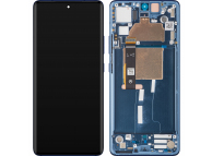 Display cu Touchscreen Motorola Edge 30 Fusion, cu Rama, Albastru (Neptune Blue), Service Pack 5D68C21538