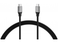 Cablu Date si Incarcare USB-C - USB-C Varta, 100W, 2m, Negru 