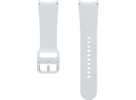 Curea Samsung Sport pentru Galaxy Watch6 / Classic / Watch5 / Pro / Watch4 Series, S/M, Argintie ET-SFR93SSEGEU