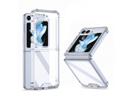 Husa pentru Samsung Galaxy Z Flip5 F731, Tech-Protect, Flexair Hybrid, Transparenta 