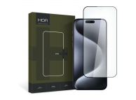 Folie de protectie Ecran HOFI PRO+ pentru Apple iPhone 15 Pro Max, Sticla Securizata, Full Glue, 2.5D, Neagra 