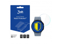 Folie Protectie 3MK FlexibleGlass pentru Samsung Galaxy Watch5 / Watch4 44mm, Set 3 bucati, Sticla Flexibila
