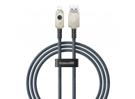 Cablu Date si Incarcare USB-A - Lightning Baseus Unbreakable, 18W, 2m, Alb 