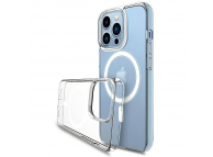 Husa MagSafe pentru Apple iPhone 15 Pro Max, OEM, Transparenta 