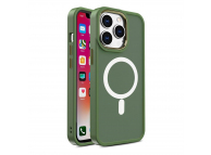 Husa MagSafe pentru Apple iPhone 14 Pro, OEM, Color Matte, Verde 