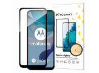 Folie de protectie Ecran WZK pentru Motorola Moto G53, Sticla Securizata, Full Glue, Neagra 