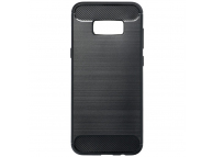 Husa pentru Samsung Galaxy S8+ G955, OEM, Carbon, Neagra 