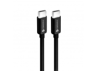 Cablu Date si Incarcare USB-C - USB-C Forcell C338, 60W, 1.5m, Negru 