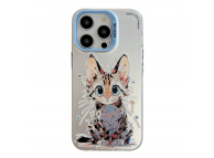 Husa pentru Apple iPhone 15 Pro Max, OEM, Silly Cat, Multicolor 