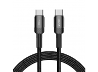 Cablu Date si Incarcare USB-C - USB-C Tech-Protect Ultraboost EVO, 100W, 2m, Negru 