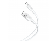 Cablu Date si Incarcare USB-A - Lightning XO Design NB212, 18W, 1m, Alb 