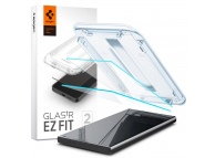 Folie de protectie Ecran Spigen EZ FIT pentru Samsung Galaxy S24 Ultra S928, Sticla Securizata, Full Glue, Set 2 bucati 