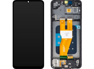 Display cu Touchscreen Samsung Galaxy A05 A055, cu Rama, Negru, Service Pack GH81-24189A 