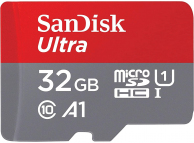 Card Memorie microSDHC SanDisk Ultra Android, 32Gb, Clasa 10 / UHS-1 U1 SDSQUA4-032G-GN6MN 