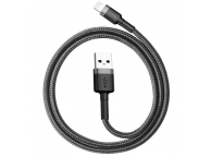 Cablu Date si Incarcare USB-A - Lightning Baseus Cafule, 18W, 0.5m, Gri CALKLF-AG1 