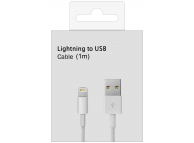 Cablu Date si Incarcare USB-A - Lightning OEM MP, 18W, 1m, Alb