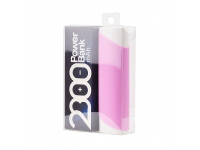 Baterie externa Powerbank Blue Star 2300mA roz Blister