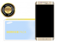 Display cu touchscreen si rama Samsung Galaxy S6 edge+ G928 auriu GH97-17819A